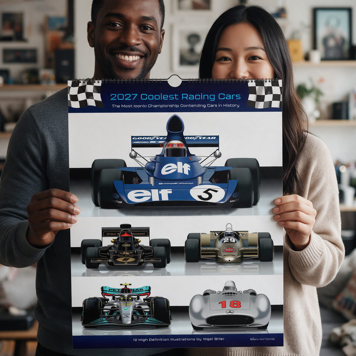 2027 Formula 1 Coolest Cars Calendar