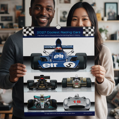 2027 Formula 1 Coolest Cars Calendar