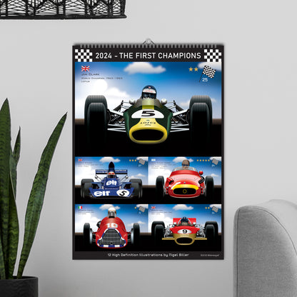 Formula 1 First Champions 2024 Calendar Classics