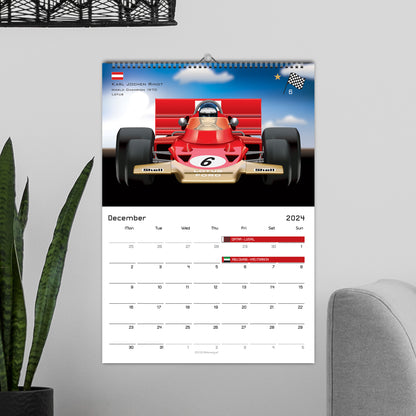 Formula 1 First Champions 2024 Calendar Classics