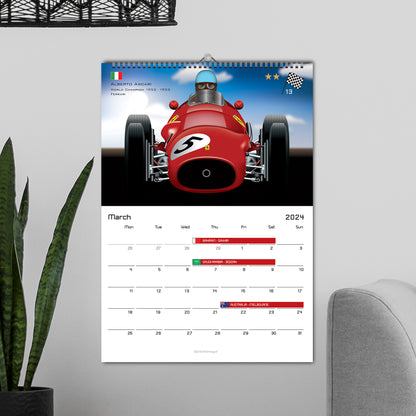 Formula 1 First Champions 2024 Calendar Classics