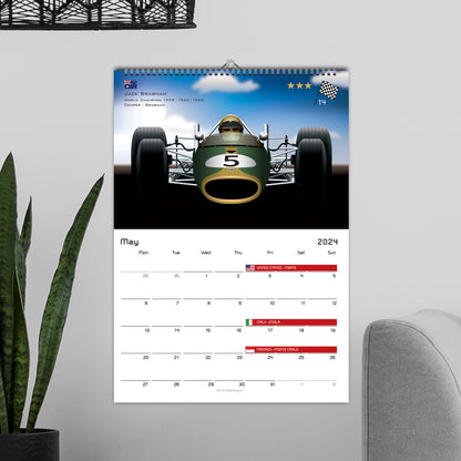 Formula 1 First Champions 2024 Calendar Classics