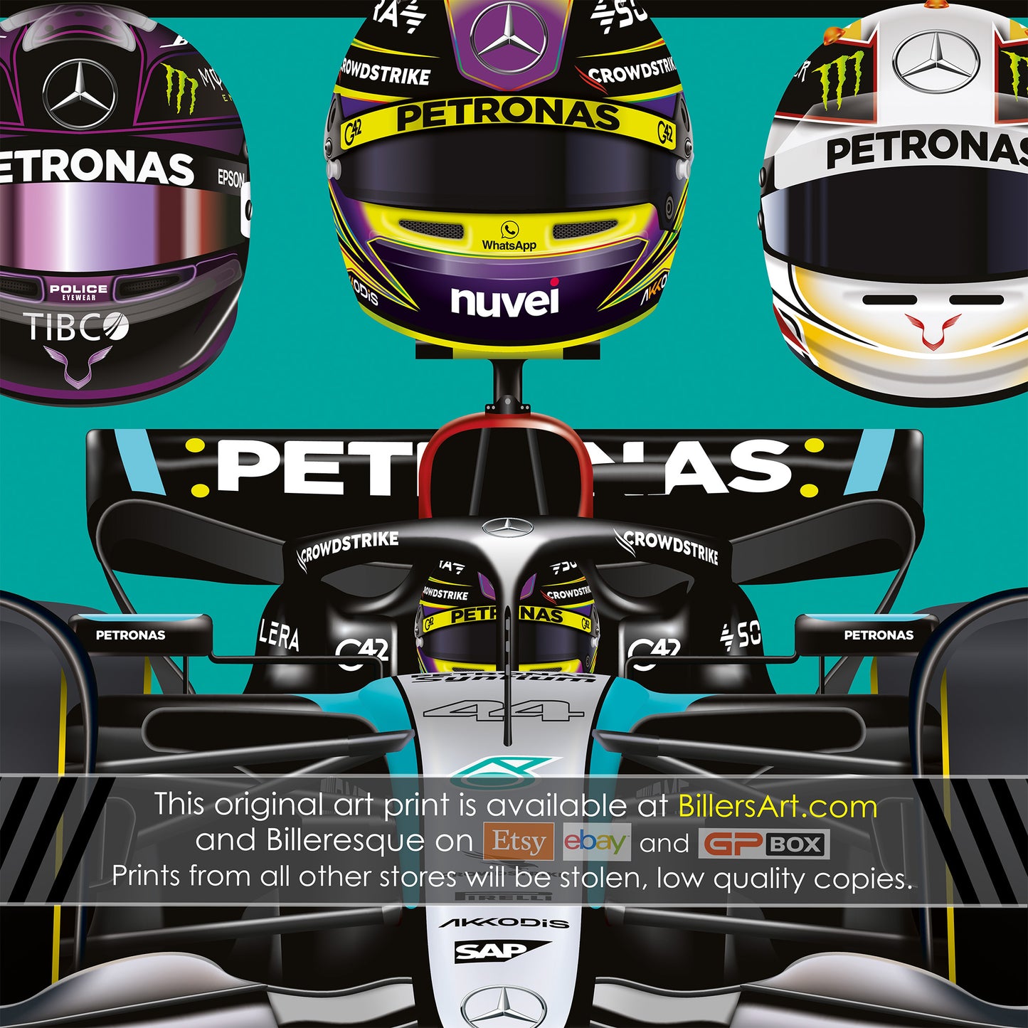 Lewis Hamilton Formula 1 2024 Detailed Season Dates Wall Calendar