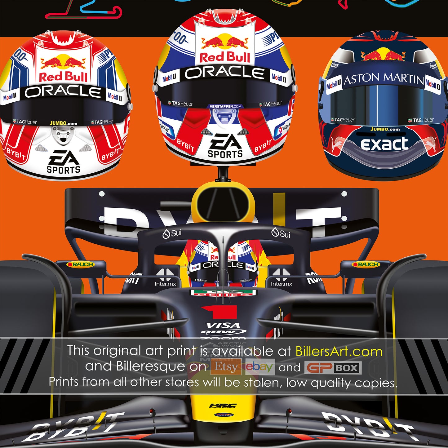 Max Verstappen Formula 1 2024 Detailed Season Dates Wall Calendar