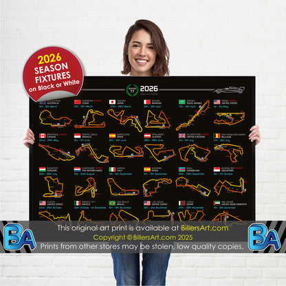 Formula 1 2026 Circuit Fixtures (Landscape)