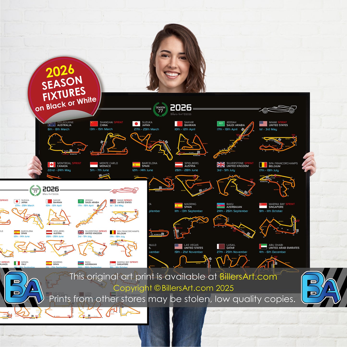 Formula 1 2026 Circuit Fixtures (Landscape)