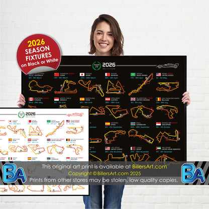 Formula 1 2026 Circuit Fixtures (Landscape)
