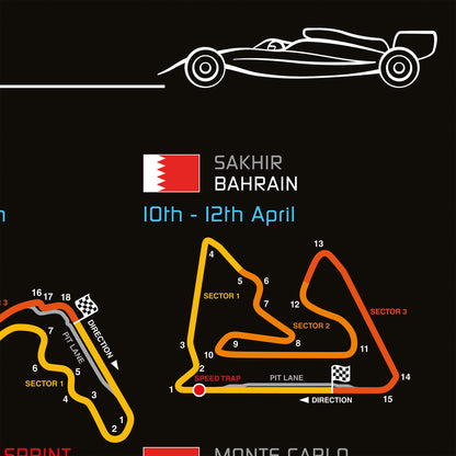 Formula 1 2026 Circuit Fixtures (Portrait)