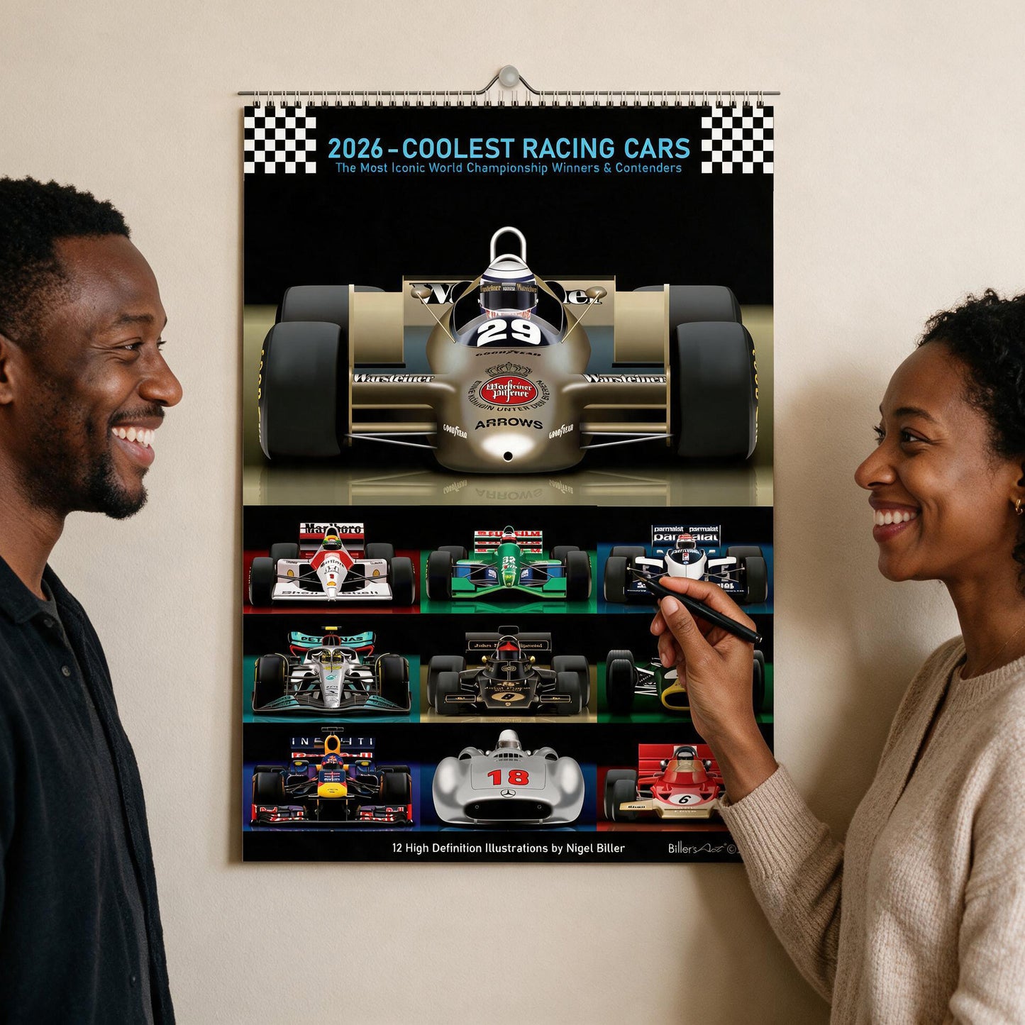 2026 Formula 1 Coolest Cars Calendar