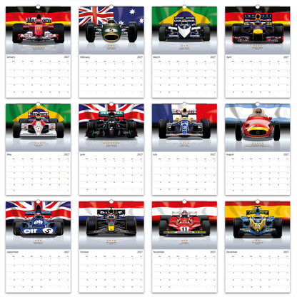 Top F1 Drivers of All Time 2027 Calendar