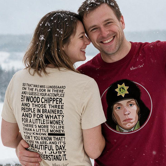 Fargo Movie T Shirt - Marge Gunderson Quote - T Shirt Film