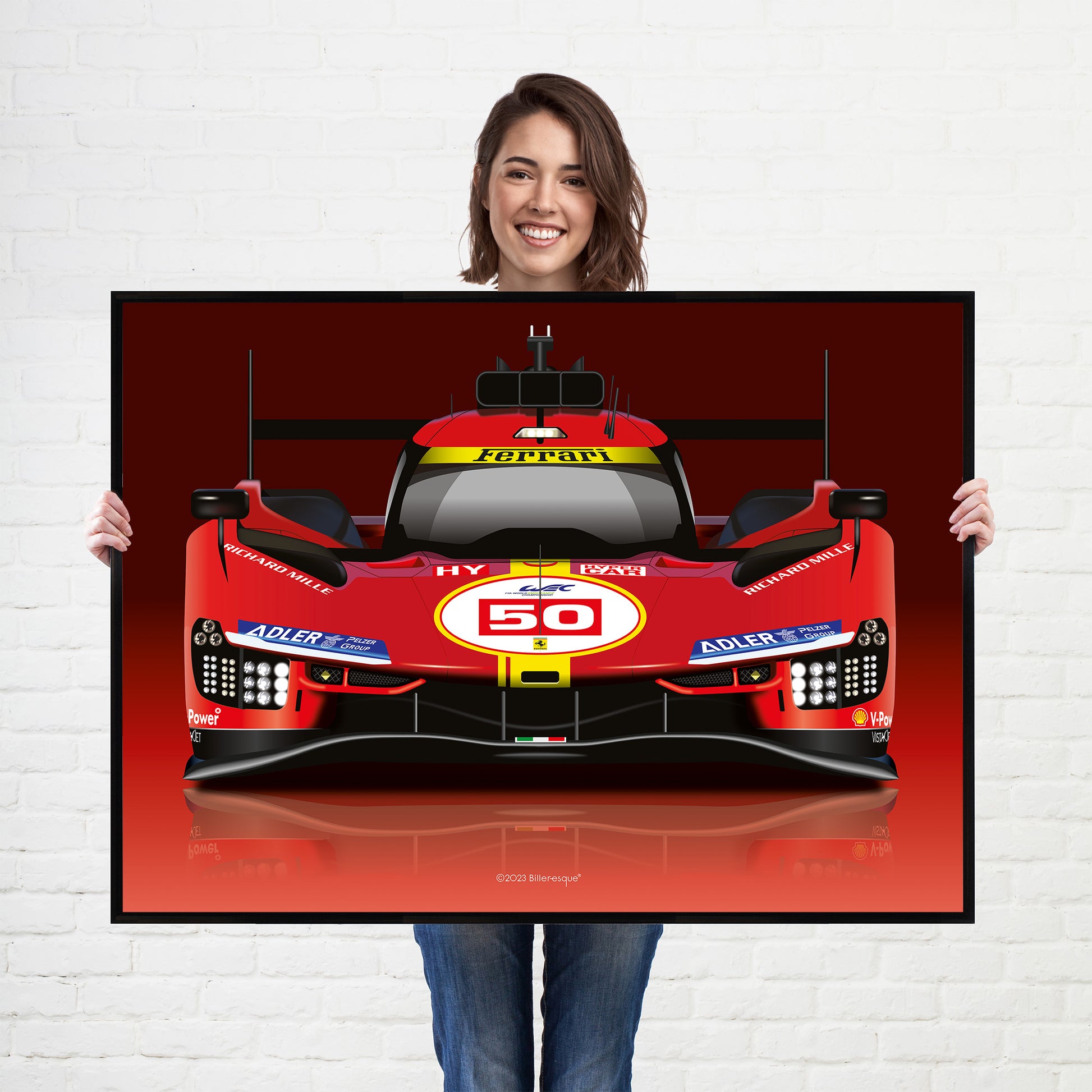 Ferrari 499 2023 Poster