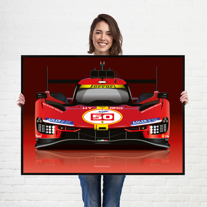 Ferrari 499 2023 Poster