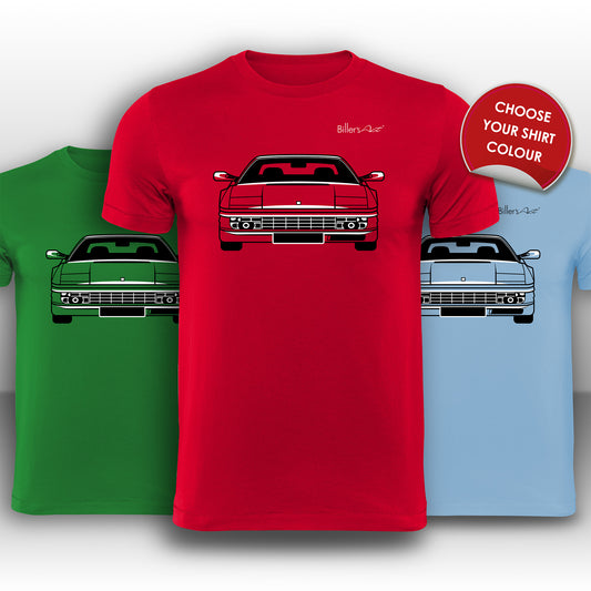 Ferrari Testarossa Front View Super Cool T-Shirt