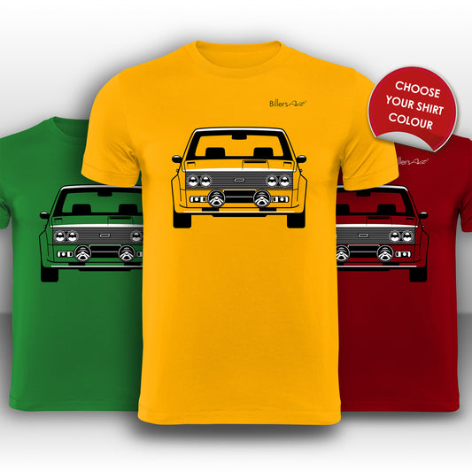 Fiat 131 Abarth Front View High Quality T-Shirt