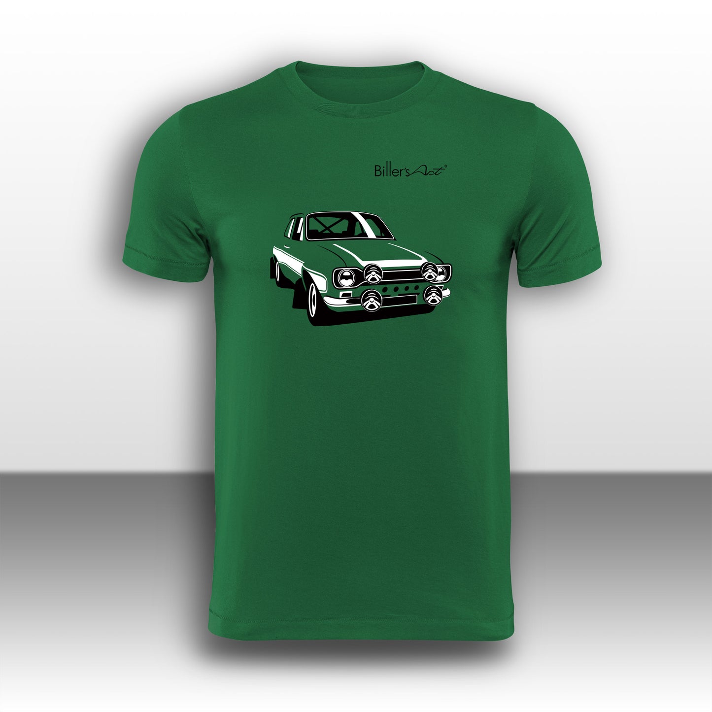 Ford Escort Rally Car T-Shirt - Biller's Art