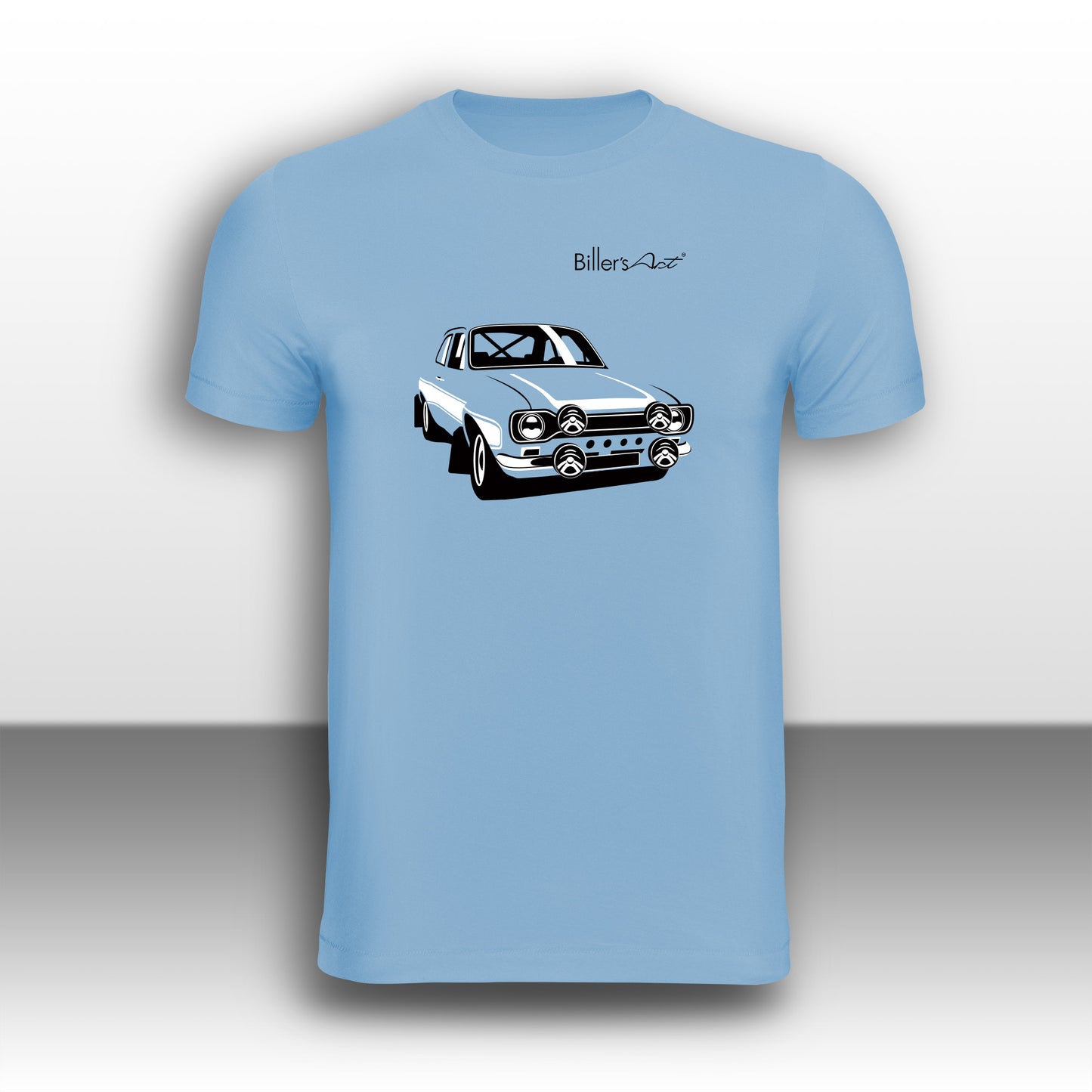 Ford Escort Rally Car T-Shirt - Biller's Art