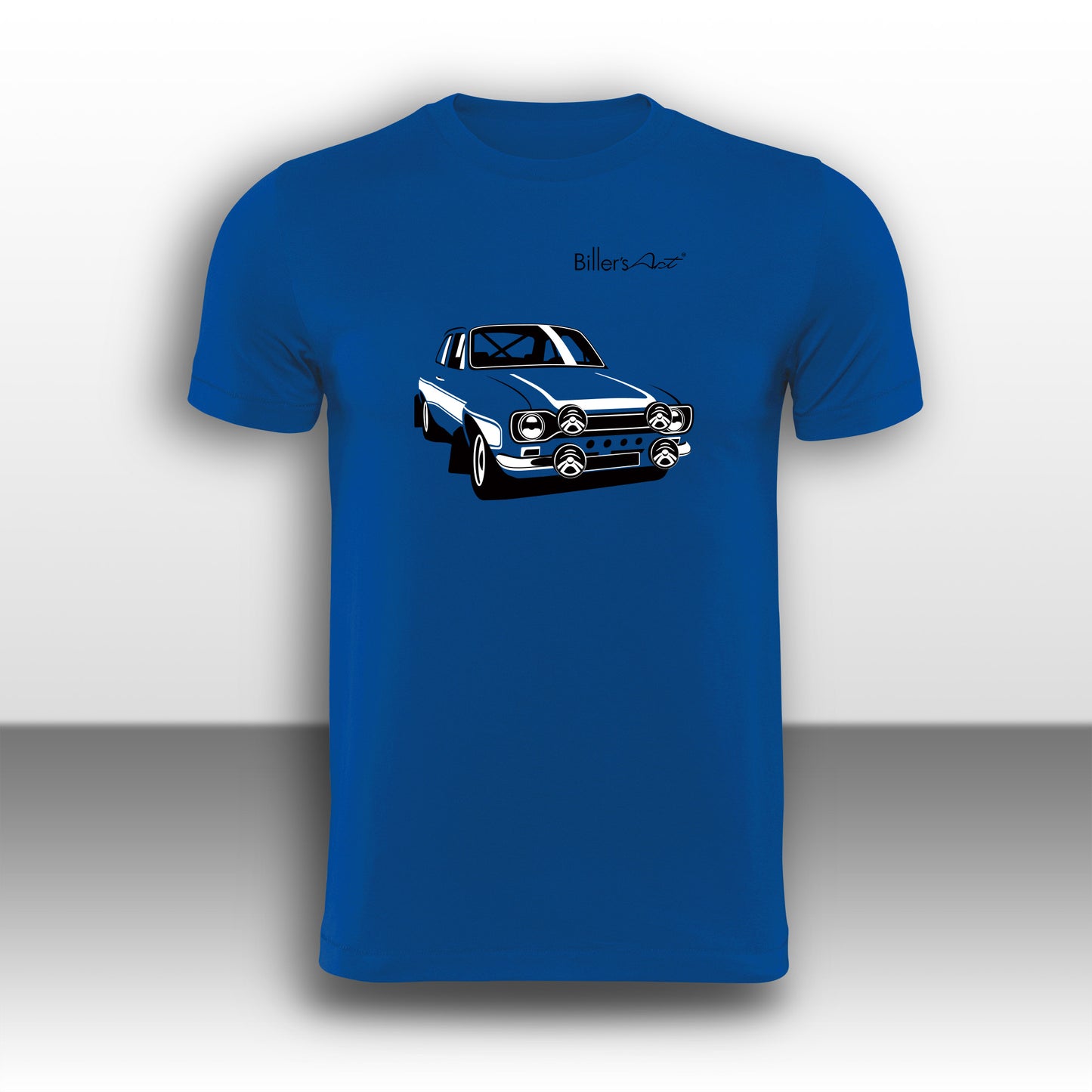 Ford Escort Rally Car T-Shirt - Biller's Art