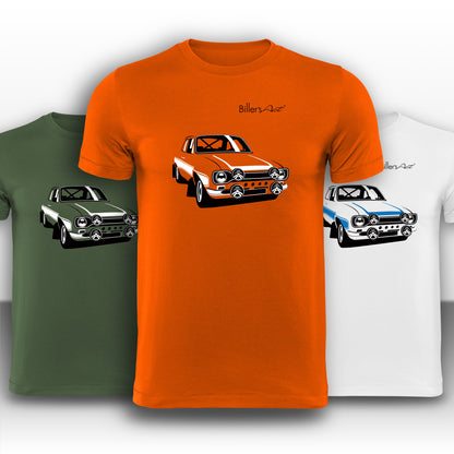 Ford Escort Rally Car T-Shirt - Biller's Art