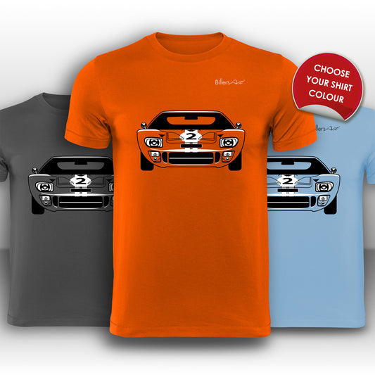 Ford GT40 Front View High Quality T-Shirt