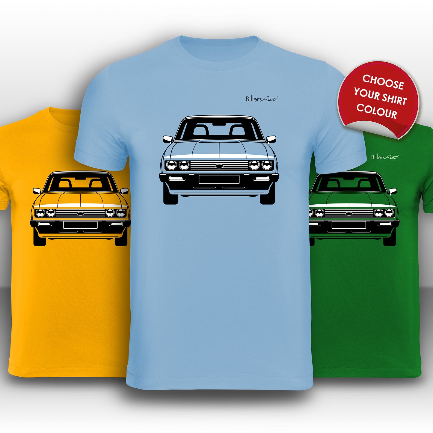Ford Capri MK3 Front View Super Cool T-Shirt