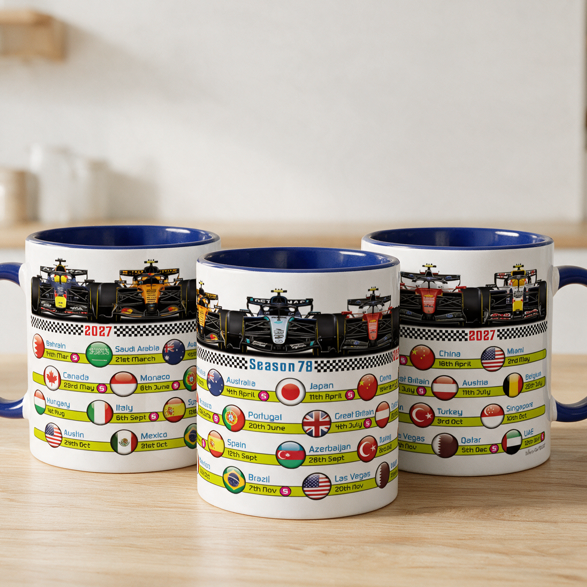 Formula 1 2027 FIXTURES Car Mug