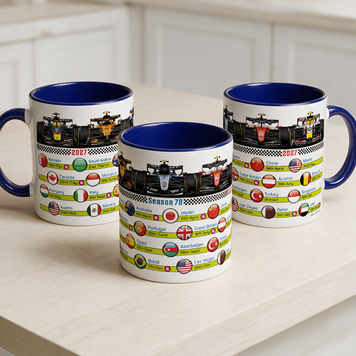 Formula 1 2027 FIXTURES Car Mug