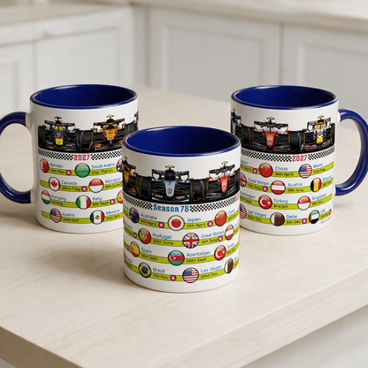 Formula 1 2027 FIXTURES Car Mug