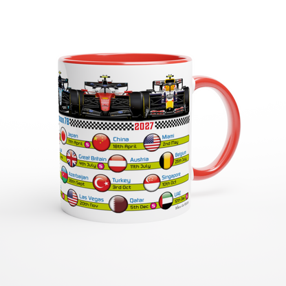 Formula 1 2027 FIXTURES Car Mug