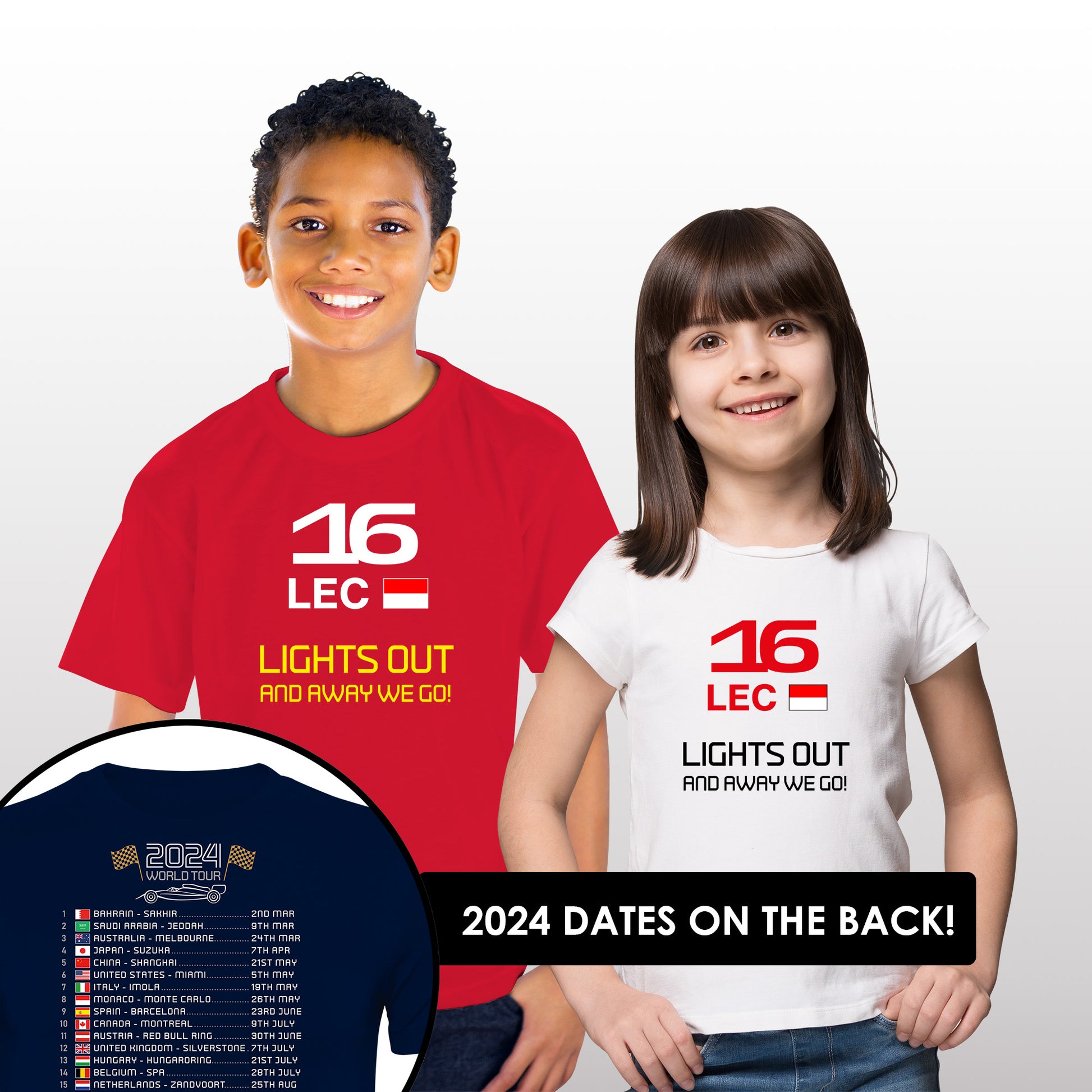 Charles Leclerc Calendar T-Shirt