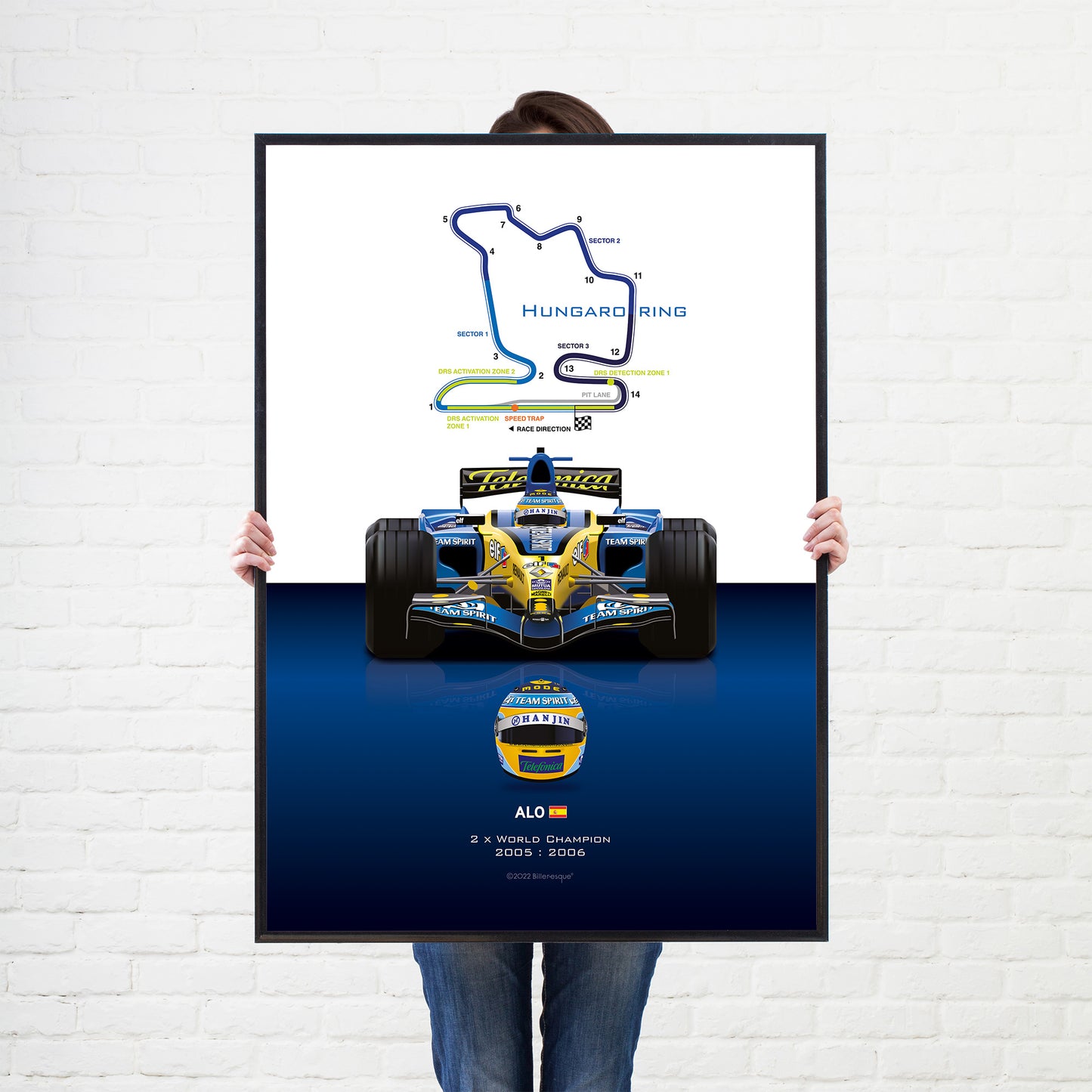 Custom Formula 1 Racing Poster Print