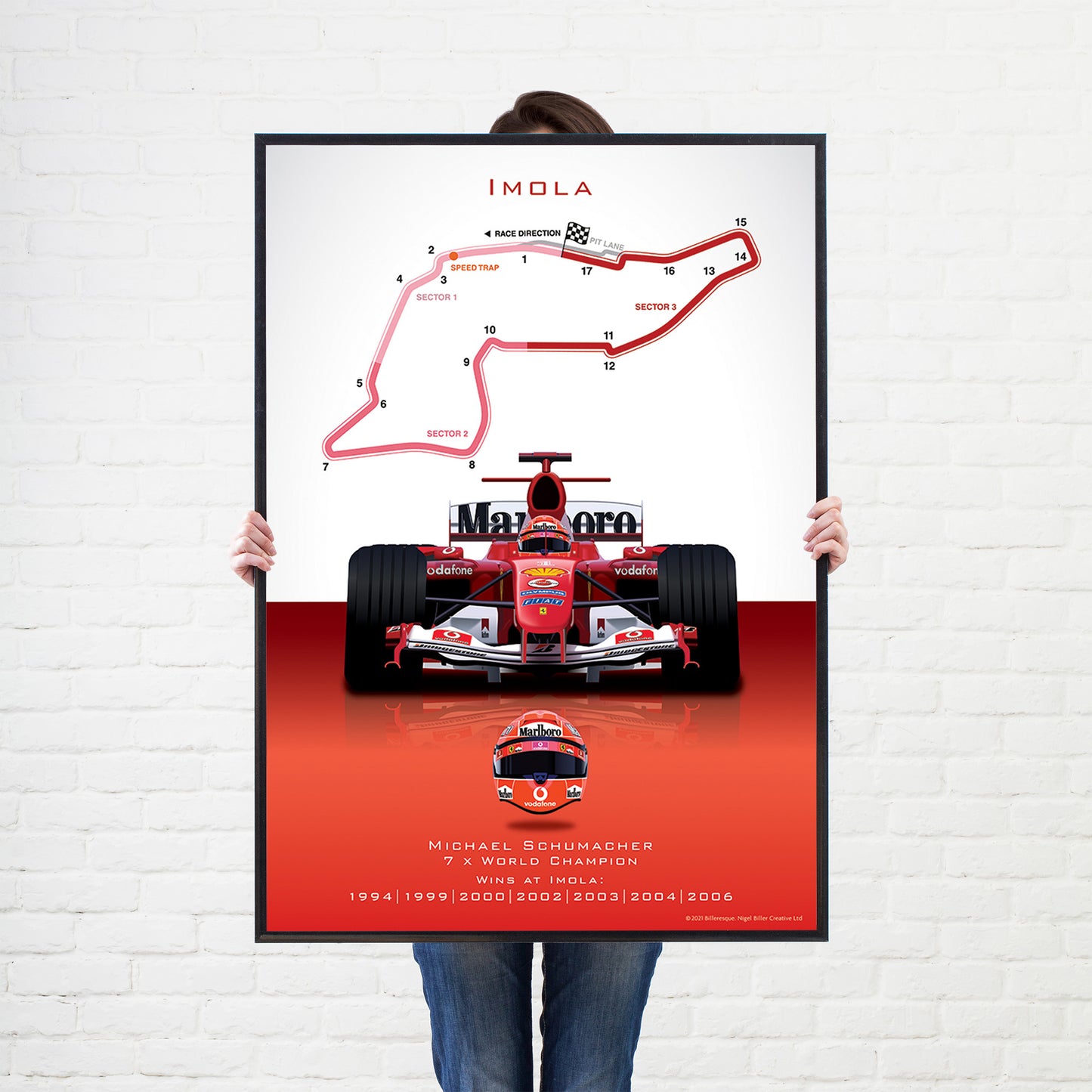 Custom Formula 1 Racing Poster Print