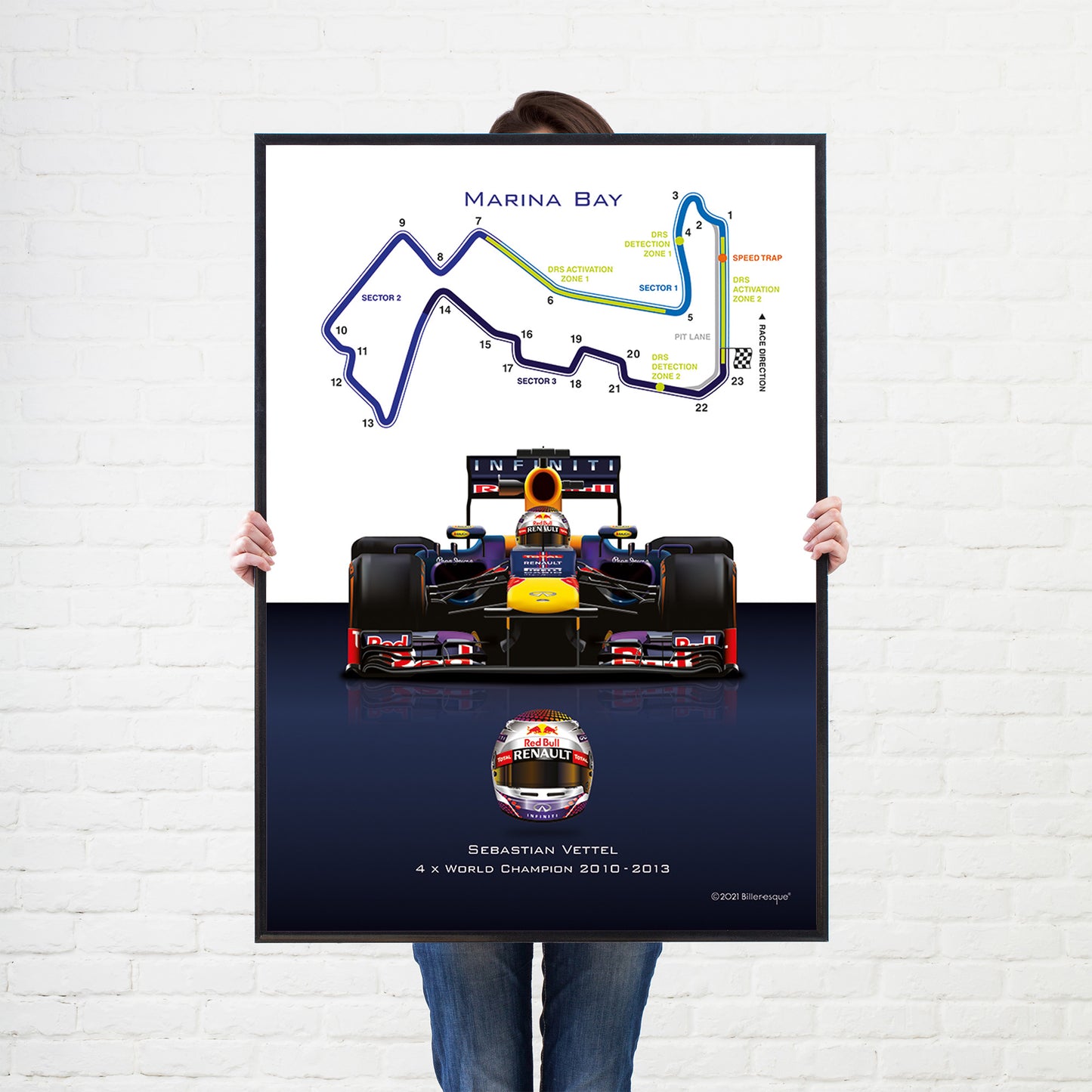 Custom Formula 1 Racing Poster Print