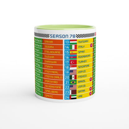 Formula 1 2027 FIXTURES Mug