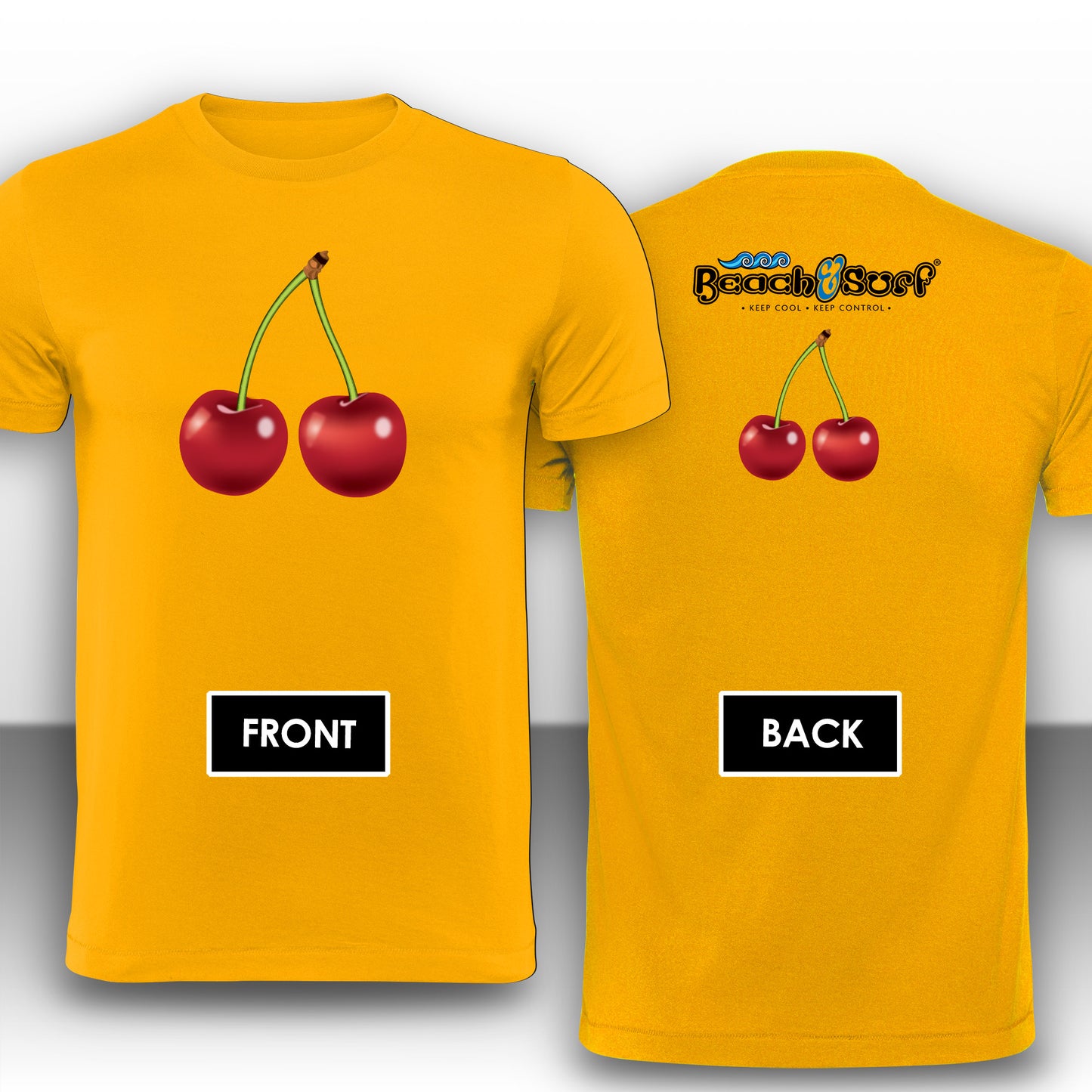 Cherries Fruit T-Shirt - Beach & Surf Leisure Wear