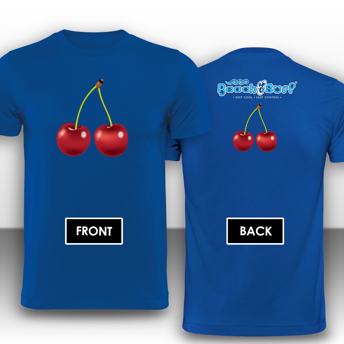 Cherries Fruit T-Shirt - Beach & Surf Leisure Wear