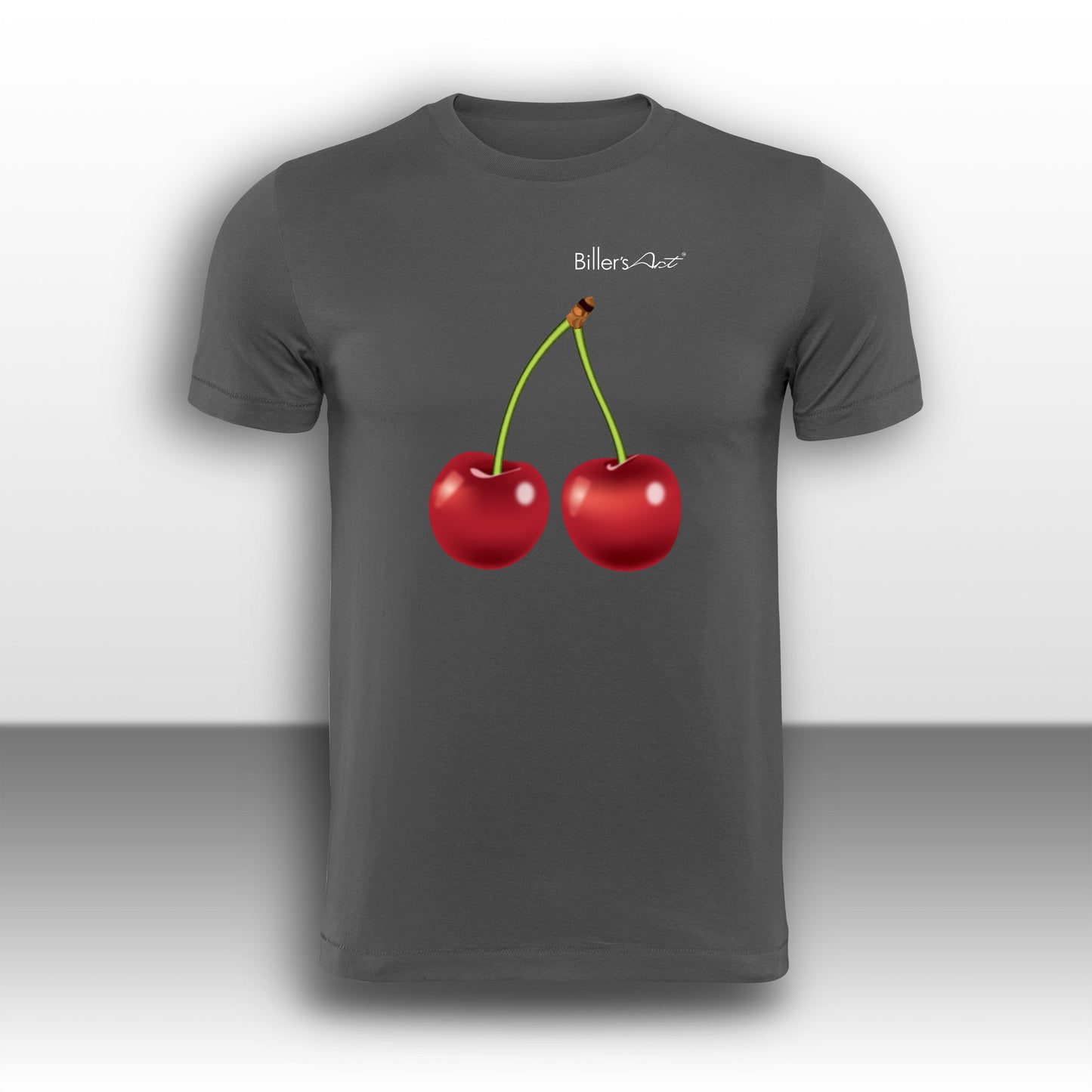 Two Cherries Fruit T-Shirt - Biller's Art Food & Drink