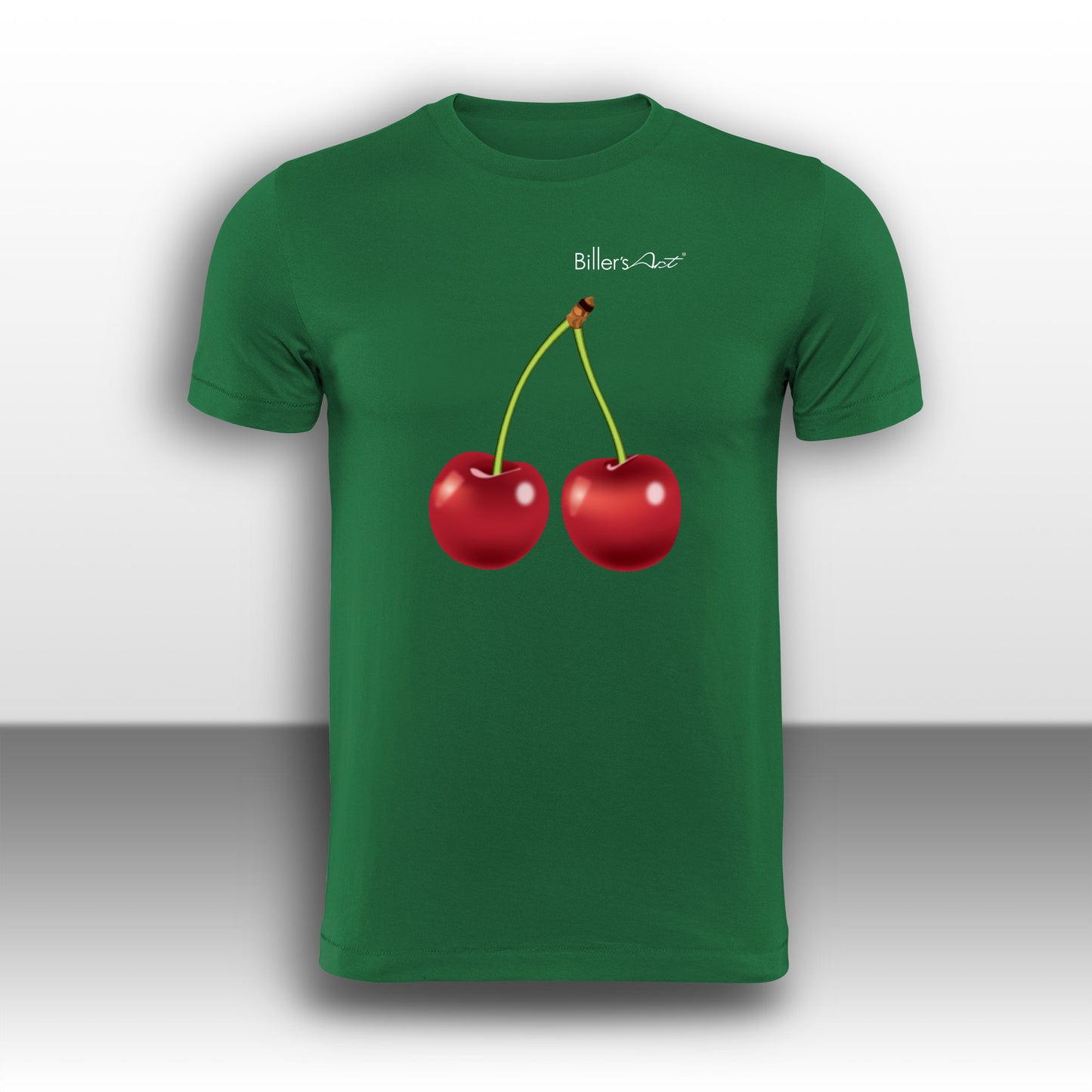 Two Cherries Fruit T-Shirt - Biller's Art Food & Drink