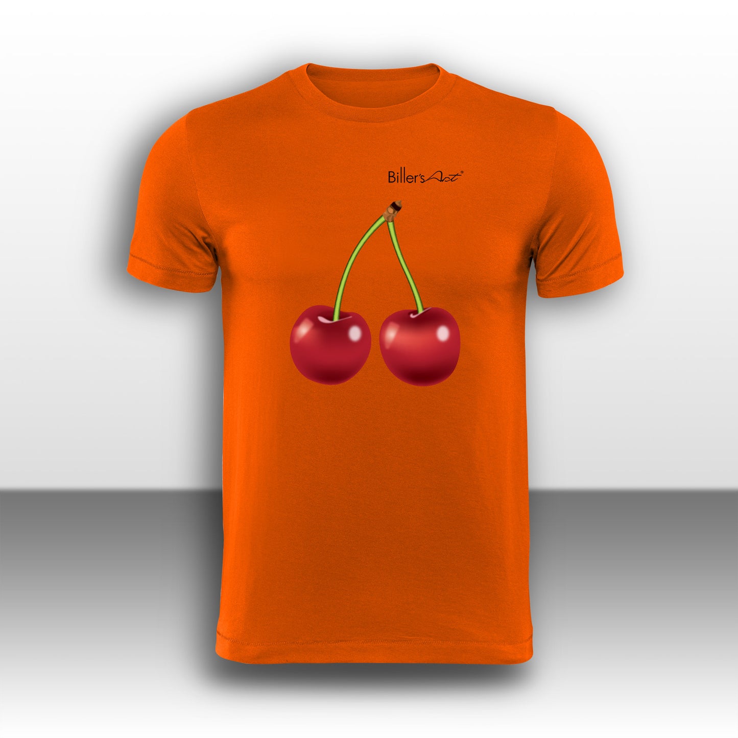 Two Cherries Fruit T-Shirt - Biller's Art Food & Drink