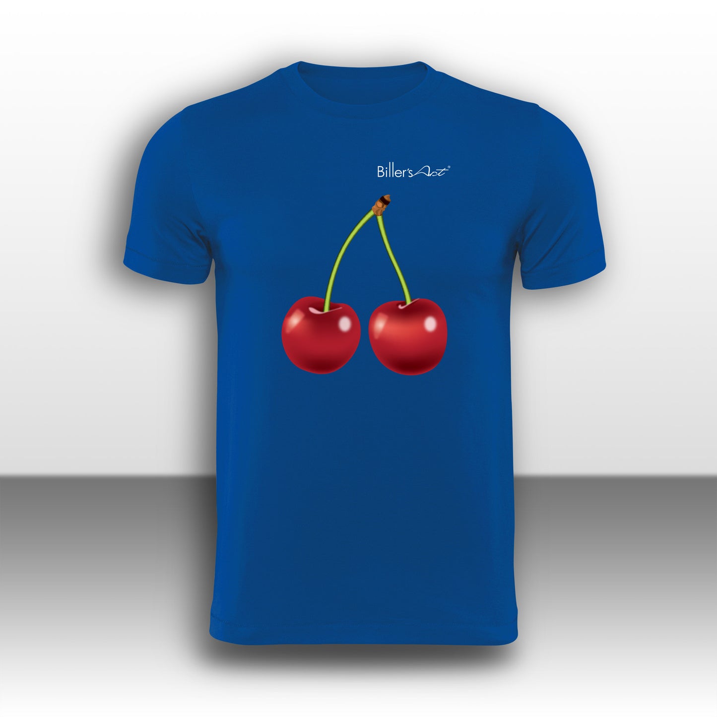 Two Cherries Fruit T-Shirt - Biller's Art Food & Drink