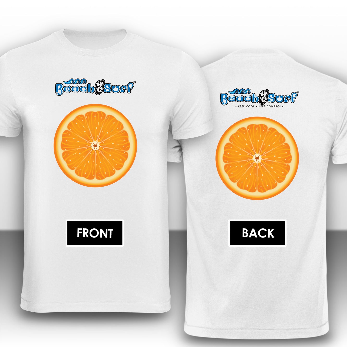 Orange Slice Fruit T-Shirt - BEACH & SURF Leisure Wear