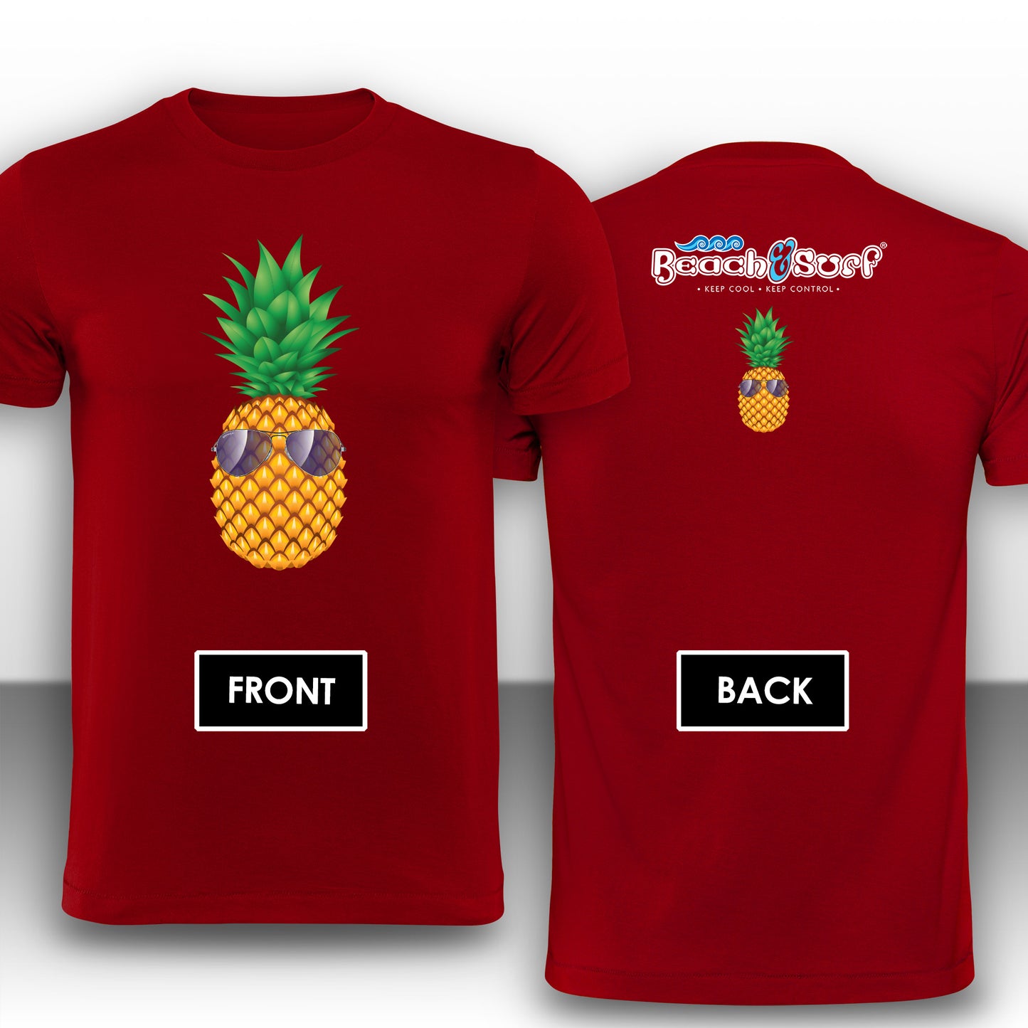 Pineapple Shades T-Shirt - BEACH & SURF Leisure Wear