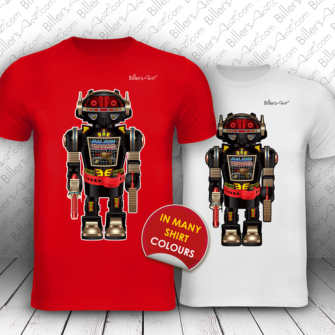 Galaxy Trooper Robot Space Warrior T-Shirt