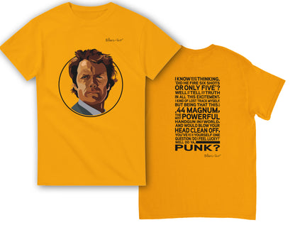 Dirty Harry Movie T Shirt - Harry Callahan Quote - T Shirt Film