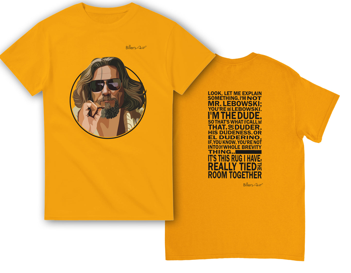 The Big Lebowski Movie T Shirt - Dude Quote - T Shirt Film