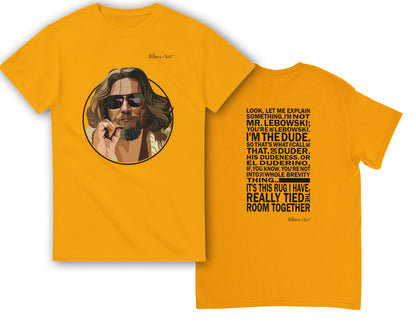 The Big Lebowski Movie T Shirt - Dude Quote - T Shirt Film