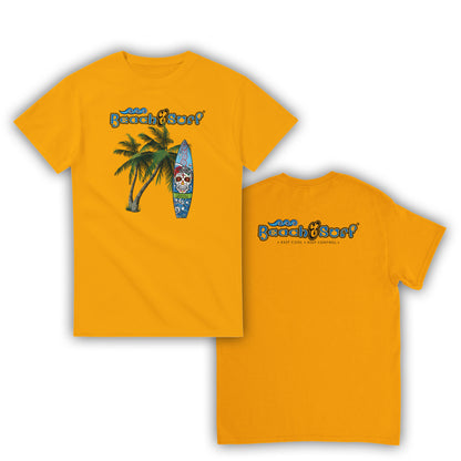 Day of the Dead Surf Board T-Shirt - BEACH & SURF Leisure Wear