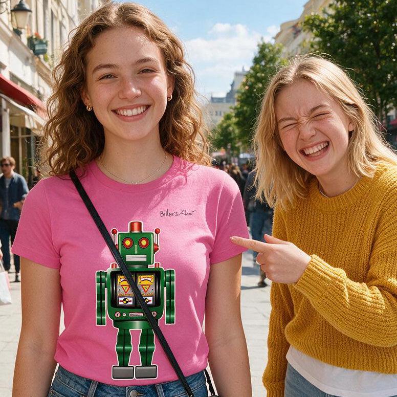 RetRobots Mr  Green Women's Slim Fit T-Shirt