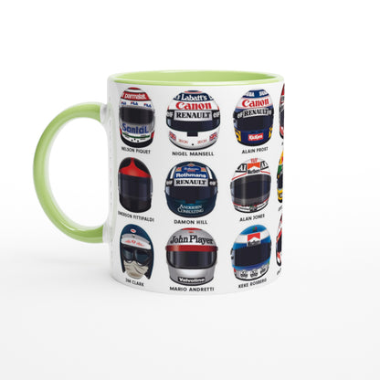 World Champion Grand Prix Winning Legends Helmet Mug