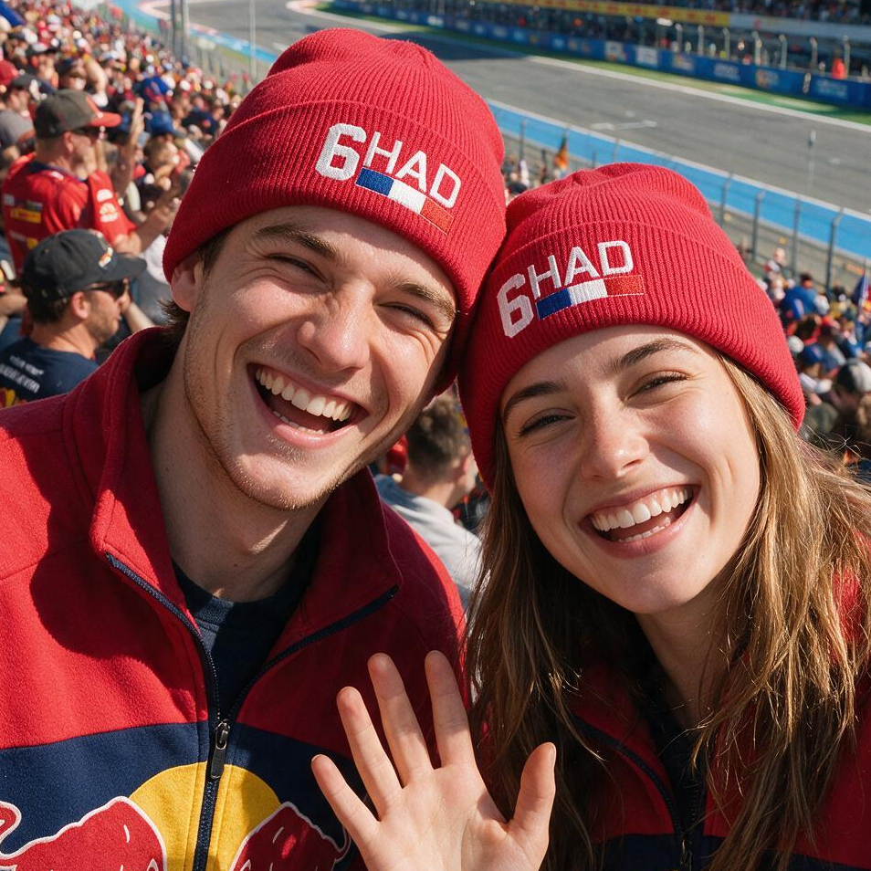 Isack Hadjar Embroidered F1 Beanie
